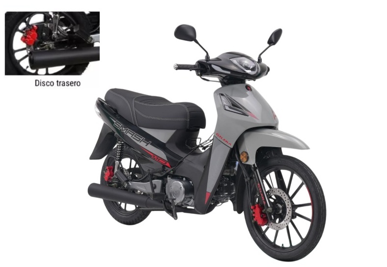 Gilera Smash 110 Full Doble Disco + Led + Digital + Usb